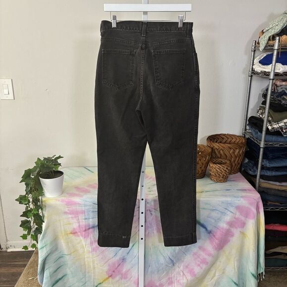 Vintage Land’s End size 10 high waisted black denim jeans - Picture 4 of 9